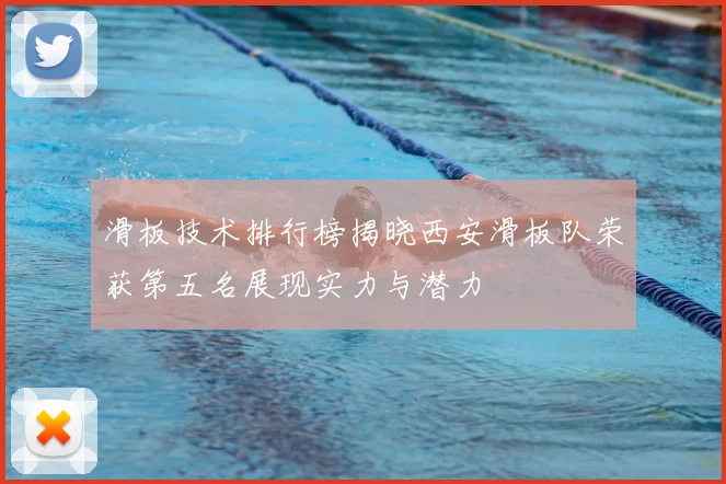 滑板技术排行榜揭晓西安滑板队荣获第五名展现实力与潜力