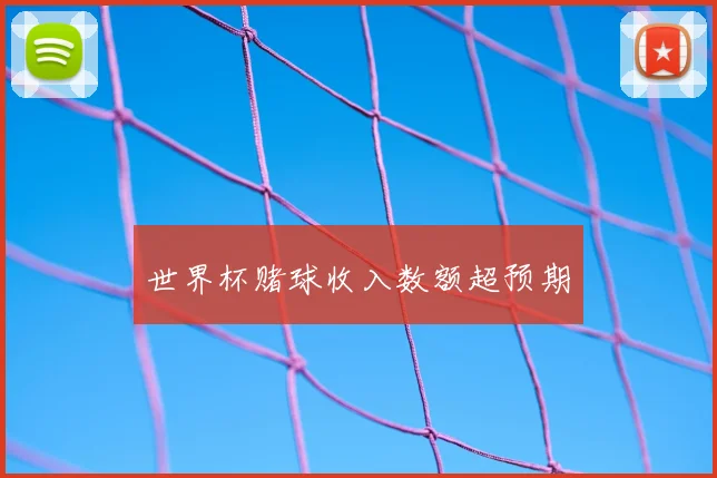 世界杯赌球收入数额超预期