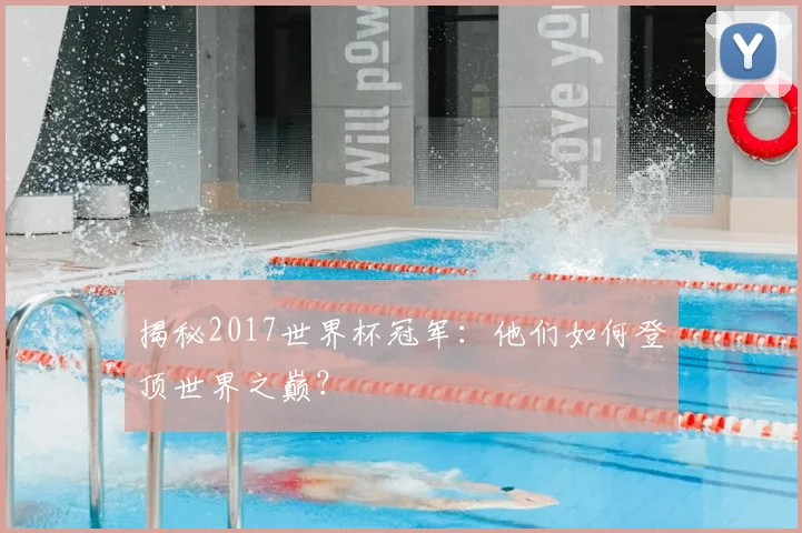 揭秘2017世界杯冠军:他们如何登顶世界之巅?